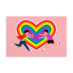 Gay Couple Postcard