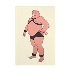 Gay Pig Postcard