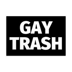 Gay Trash Postcard