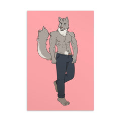Gay Wolf Postcard
