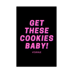 Get These Cookies Postcard