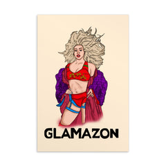 Glamazon Postcard