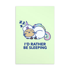 I'd Rather Be Sleeping Postcard