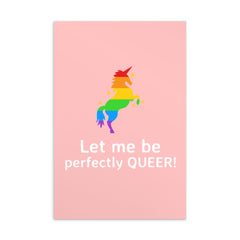 Let Me Be Perfectly Queer Postcard