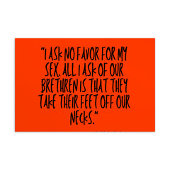 No Favor For My Sex Postcard