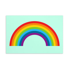 Rainbow Postcard