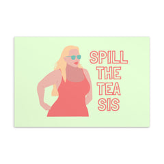 Spill The Tea Sis Postcard