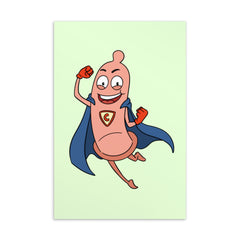 Super Condom Postcard