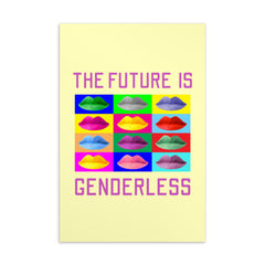 The Future Is Genderless Postcard