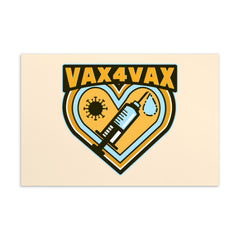 Vax 4 Vax Postcard