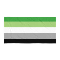 Aromantic Pride Flag Towel