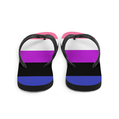 Genderfluid Pride Flip-Flops