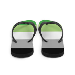 Aromantic Pride Flip-Flops