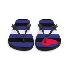 Leather Pride Flip-Flops