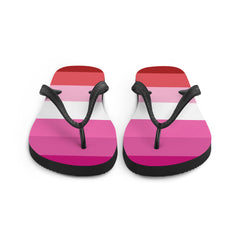 Lesbian Pride Flip-Flops