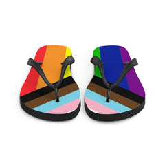 LGBT Pride Progress Flip-Flops
