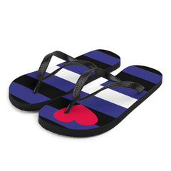 Leather Pride Flip-Flops
