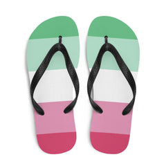 Abrosexual Pride Flip-Flops