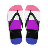 Genderfluid Pride Flip-Flops