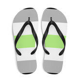 Agender Pride Flip-Flops