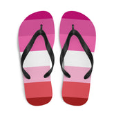 Lesbian Pride Flip-Flops