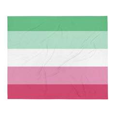 Abrosexual Throw Blanket