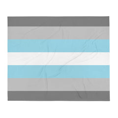 Demiboy Flag Throw Blanket