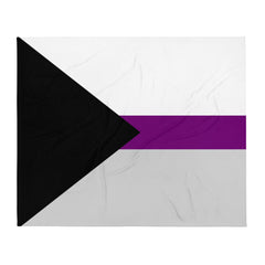 Demisexual Flag Throw Blanket