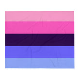 Omnisexual Flag Throw Blanket