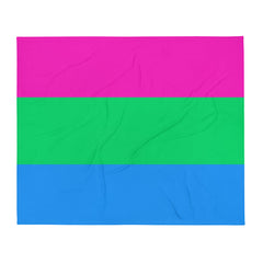 Polysexual Flag Throw Blanket