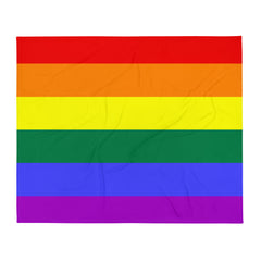 Gay Pride Throw Blanket