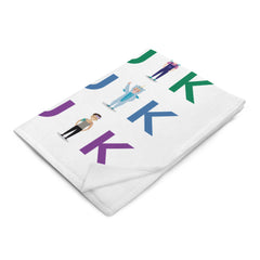 Queer As Fu#k Throw Blanket