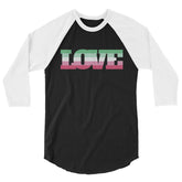 Abrosexual Pride 3/4 Sleeve Raglan Shirt