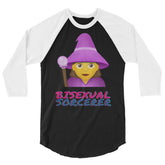 Bisexual Sorcerer 3/4 Sleeve Raglan Shirt