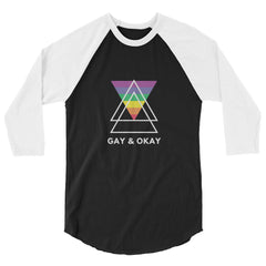 Gay & Ok 3/4 Sleeve Raglan Shirt