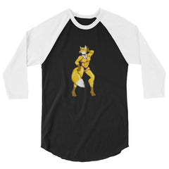 Hot Gay Furry 3/4 Sleeve Raglan Shirt