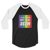 I Look Too Good 3/4 Sleeve Raglan Shirt