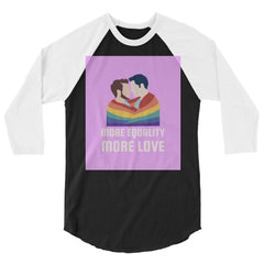 LGBT Couple 3/4 Sleeve Raglan Shirt