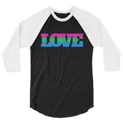 Polysexual Love 3/4 Sleeve Raglan Shirt