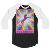 Yas Qween! 3/4 Sleeve Raglan Shirt