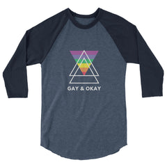 Gay & Ok 3/4 Sleeve Raglan Shirt