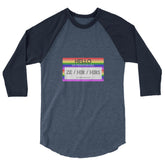 Hello My Pronouns Are Ze / Hir / Hirs 3/4 Sleeve Raglan Shirt