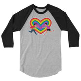 Gay Couple 3/4 Sleeve Raglan Shirt