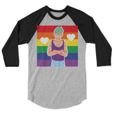 Queer Love 3/4 Sleeve Raglan Shirt