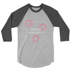 Simply Gorgeous 3/4 Sleeve Raglan Shirt