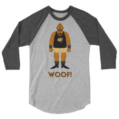 Woof! Gay Bear 3/4 Sleeve Raglan Shirt