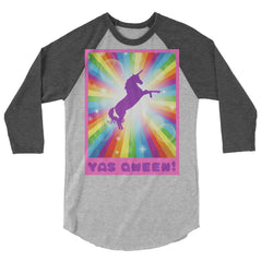 Yas Qween! 3/4 Sleeve Raglan Shirt