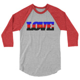 Polyamory Love 3/4 Sleeve Raglan Shirt