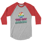 The Gay Agenda 3/4 Sleeve Raglan Shirt