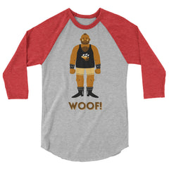 Woof! Gay Bear 3/4 Sleeve Raglan Shirt